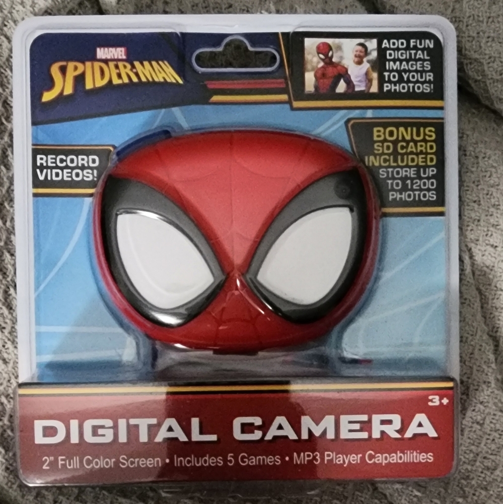 Spiderman Red Digital Camera